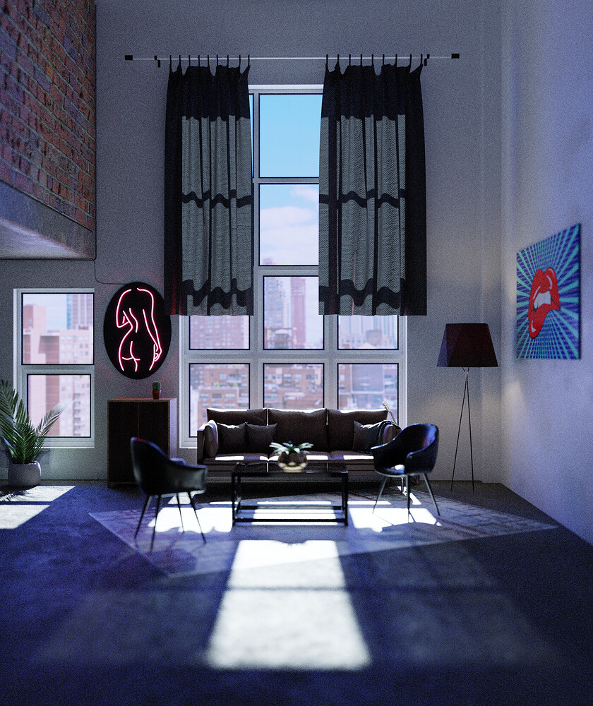 Loft - Visualization - Finished Projects - Blender Artists Community