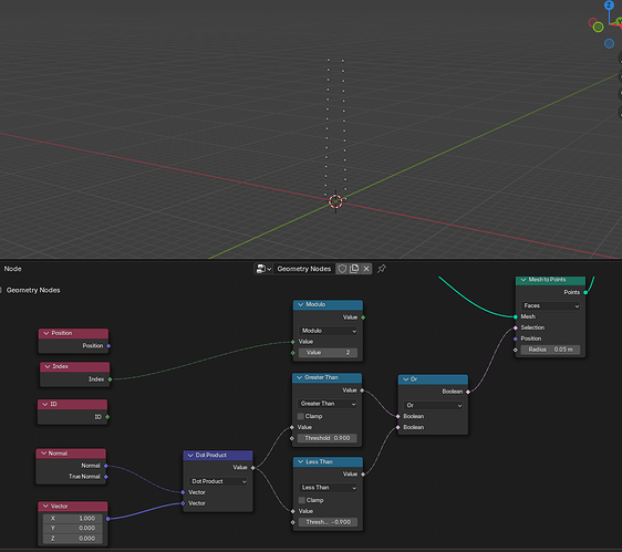 Geometry nodes - Points on faces - Modeling - Blender Artists Community