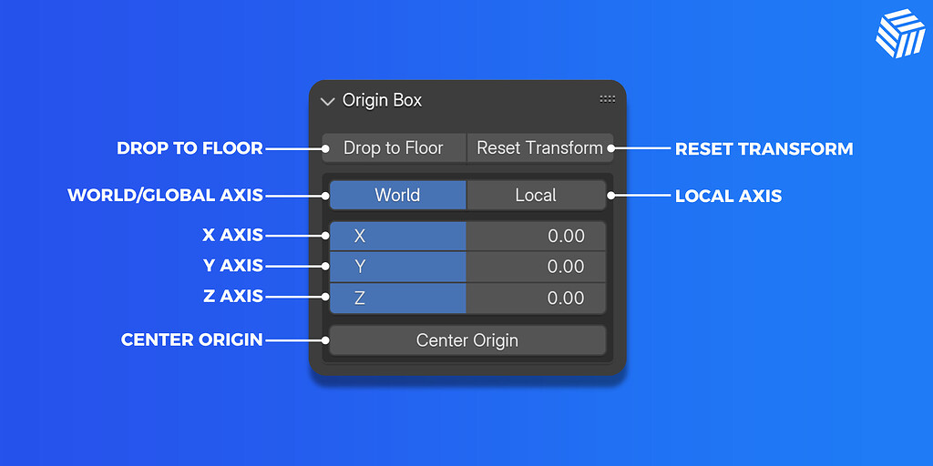 Origin Box Blender Addon - Released Scripts and Themes - Blender ...
