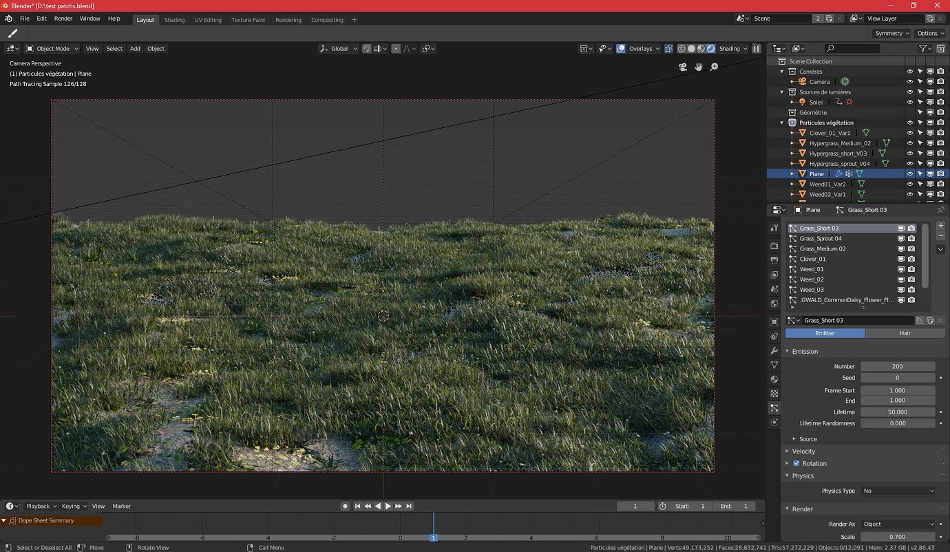 Emitter Particle showing in viewport, not in render - Particles and ...