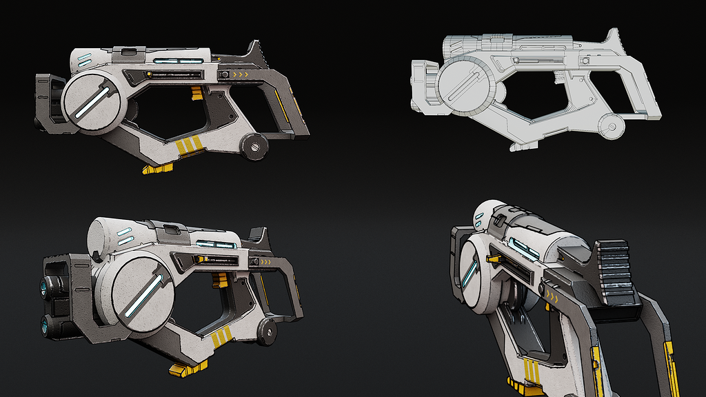 Bandy Tech Fusion Gun - Finished Projects - Blender Artists Community