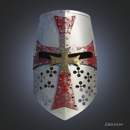 Templar helmet armor small