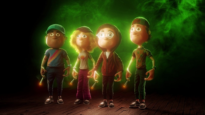 Characters as teenagers