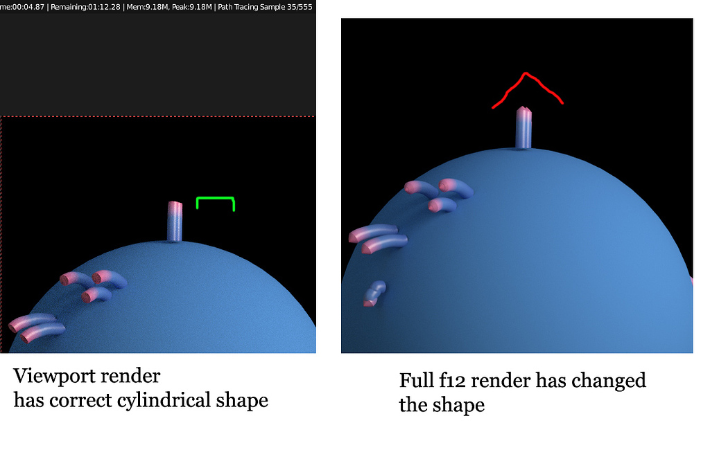 Hair shape issue, bug or setting? - Particles and Physics Simulations ...