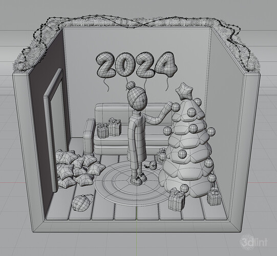 Happy New Year 2024 Finished Projects Blender Artists Community   542f715312b914ce6967569d76676326de7ffd9d 2 541x500 