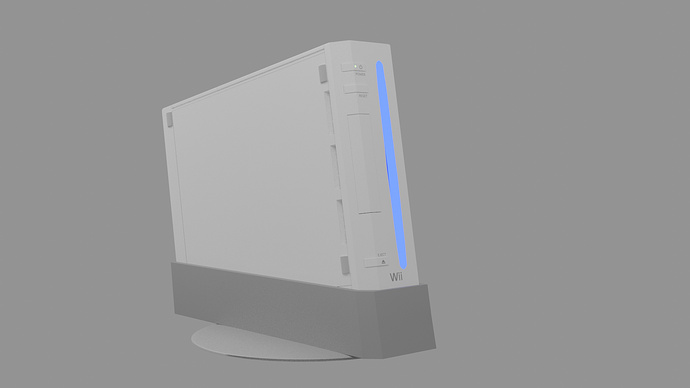 Wii Console Angle 3