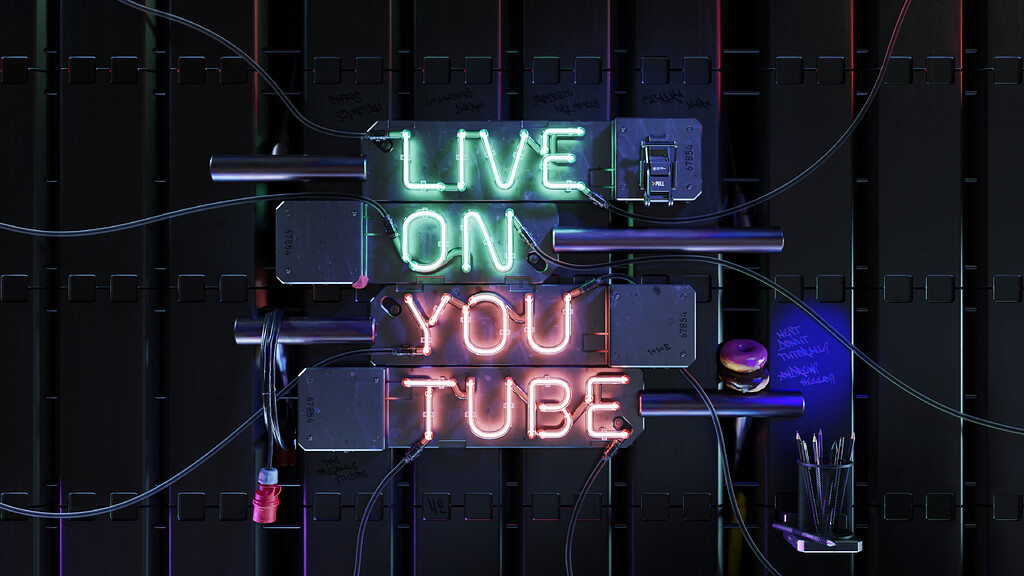 Animated Neon Lights - Finished Projects - Blender Artists Community