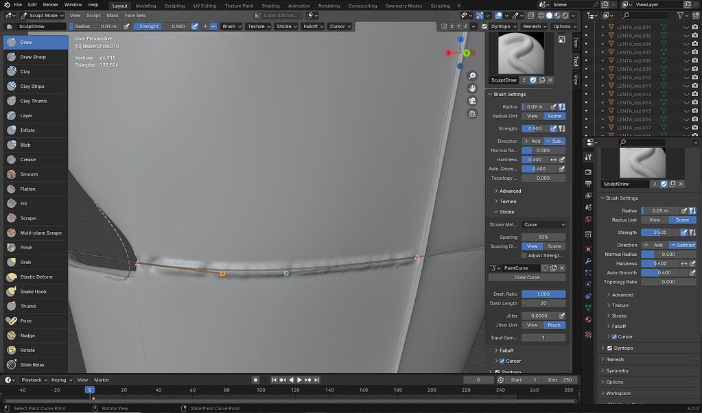Basic sculpting brush setings - Modeling - Blender Artists Community
