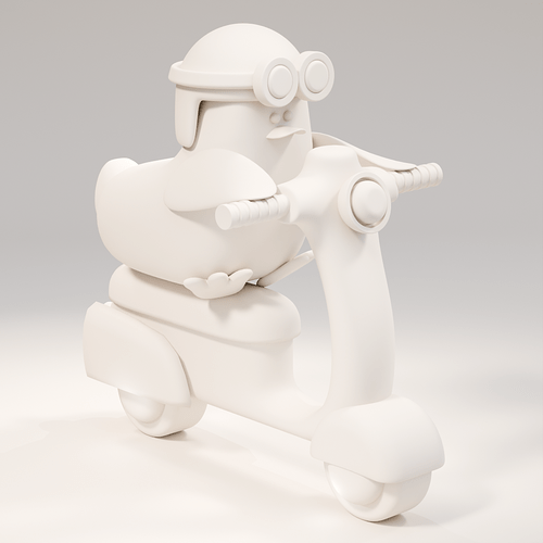 2. Clay Render