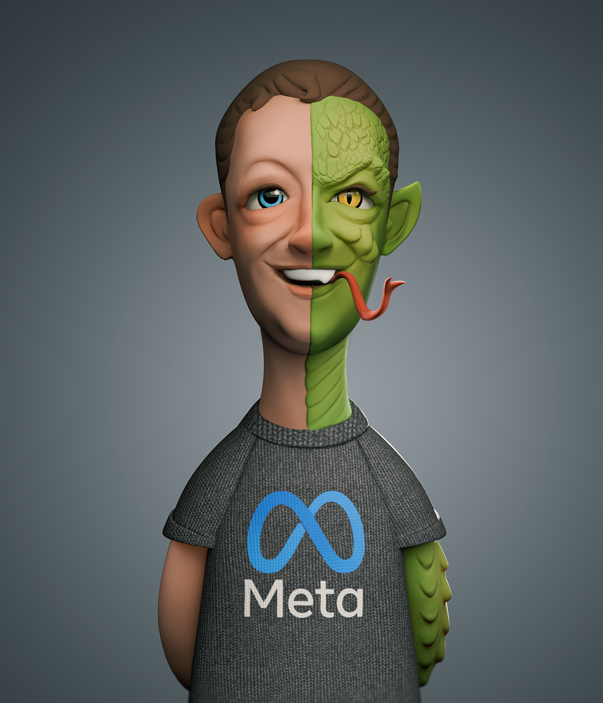 Mark Zuckerberg But Wait - Finished Projects - Blender Artists Community