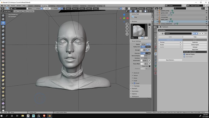 Sculpting with a multires modifier - Modeling - Blender Artists Community