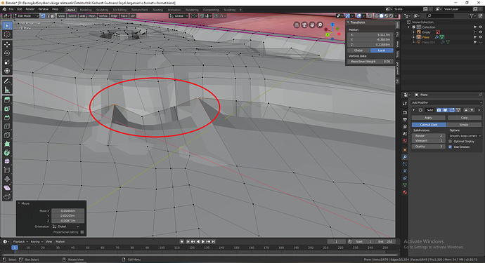 Strange behavior from subdivided mesh - Modeling - Blender Artists ...