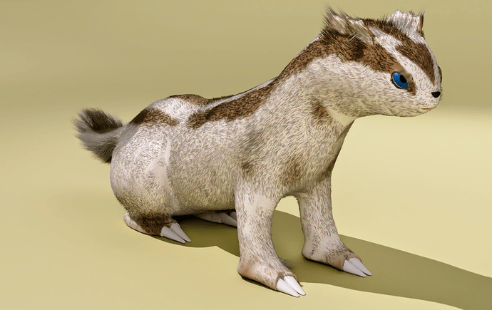 Realistic Pokemon Linoone - Finished Projects - Blender Artists Community