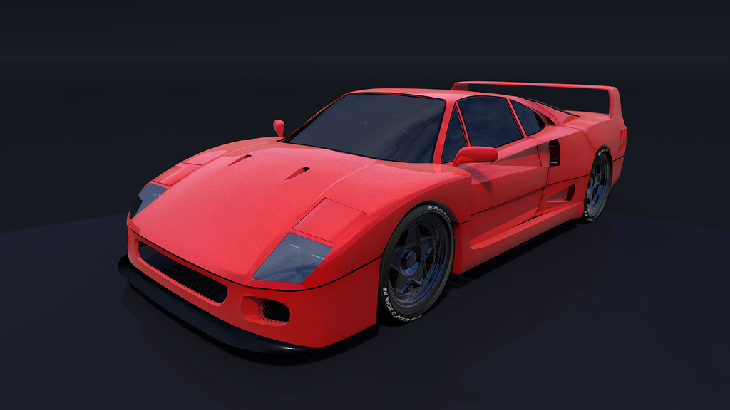 Ferrari F40 - Finished Projects - Blender Artists Community