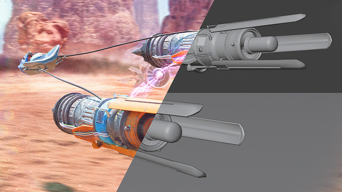 Now this is Podracing 🚀 - Finished Projects - Blender Artists Community