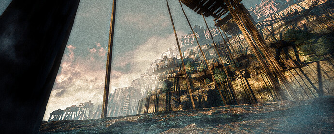 CIty_on_the_wall. Vintage Look.