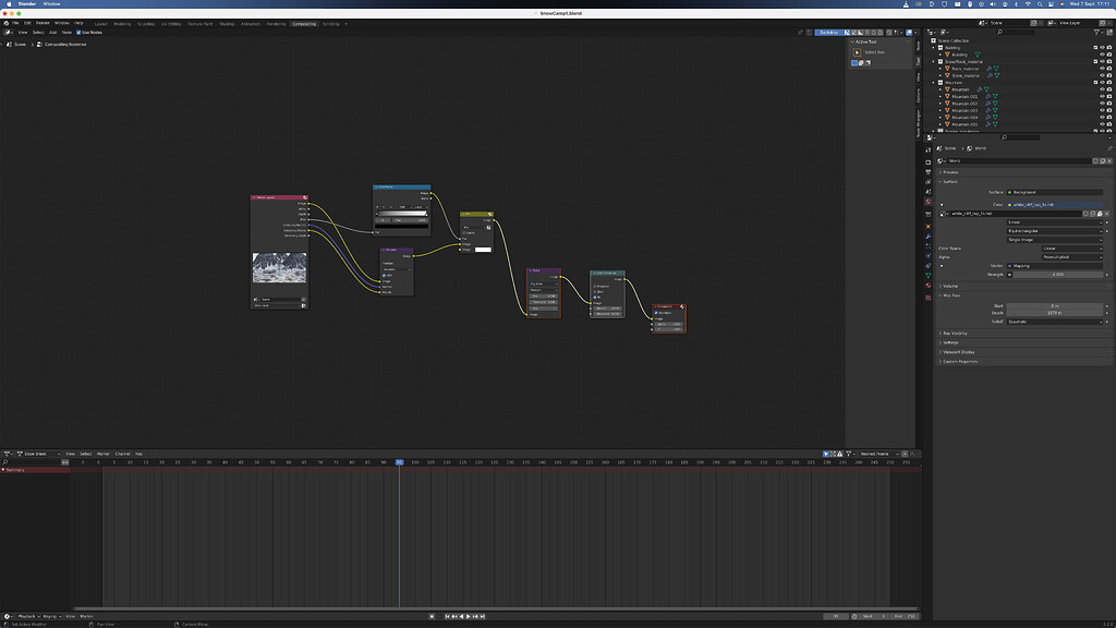 Can anyone help figure our why my mist is not appearing in my render ...