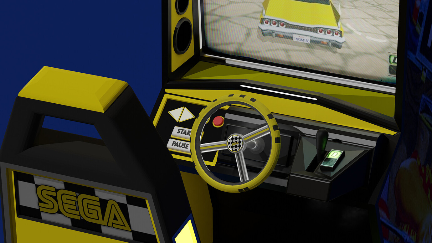 Crazy Taxi Arcade Machine - Finished Projects - Blender Artists Community