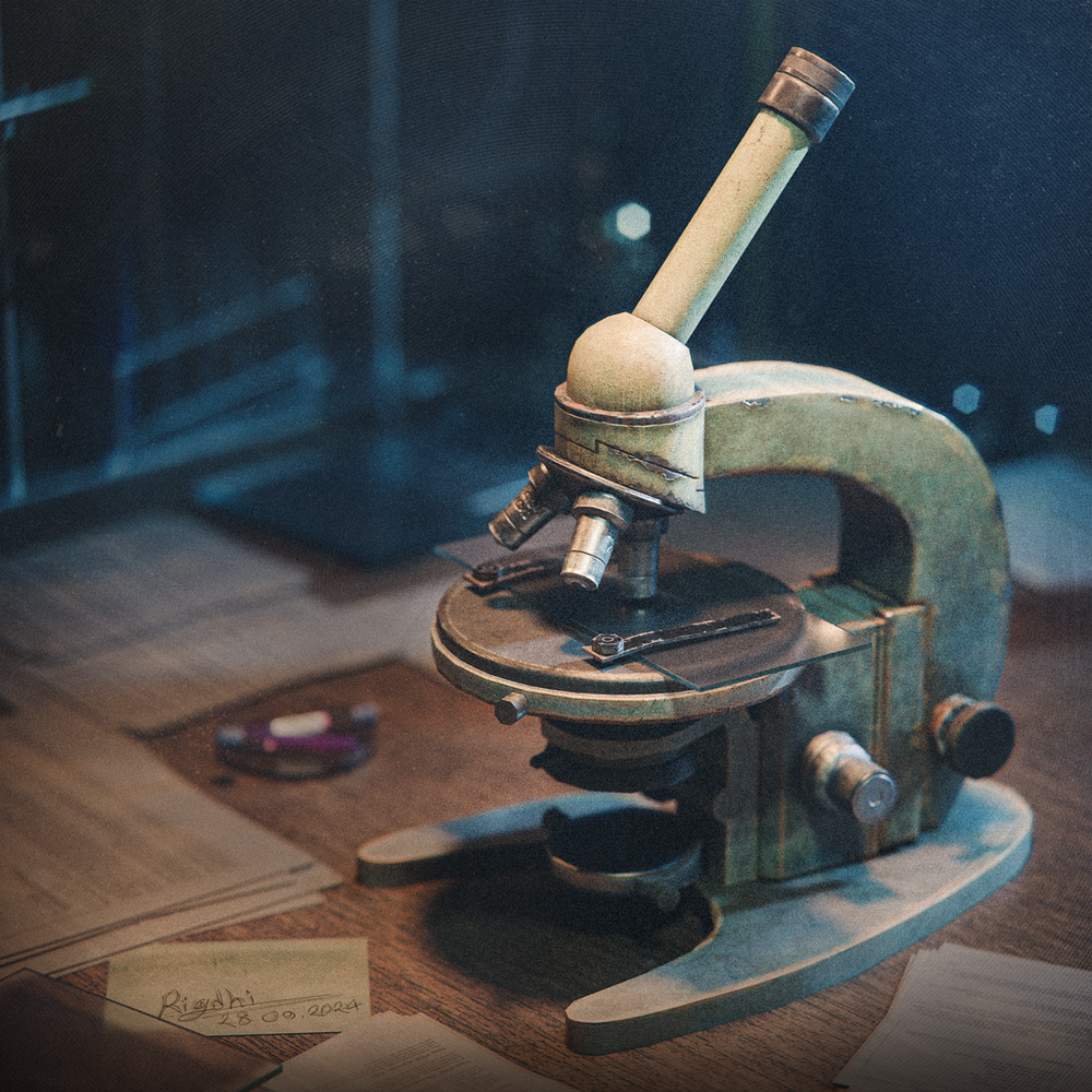 Vintage Microscope ( VR game prop ) - Finished Projects - Blender ...