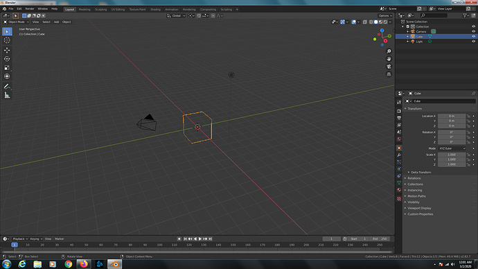 Blender 2.82 start scene object mode issue - Basics & Interface ...