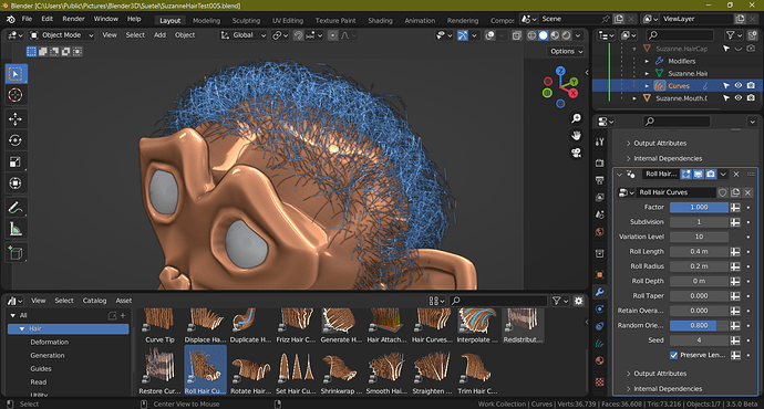 Sue's New Doo - Blender Tests - Blender Artists Community