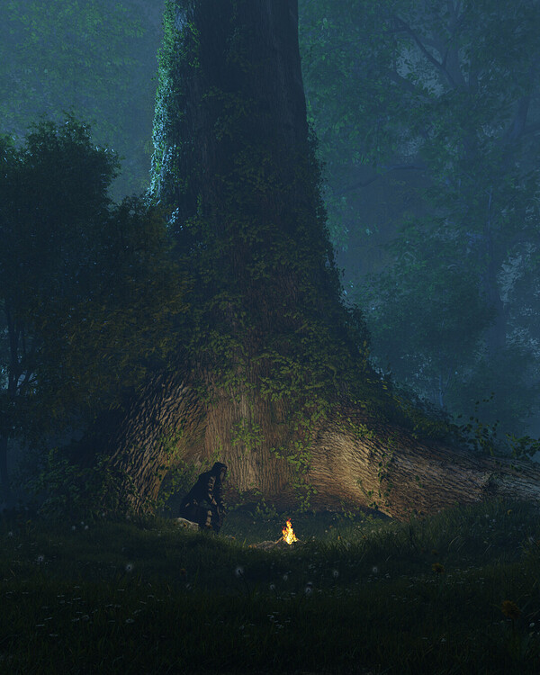 Base of giant tree - Finished Projects - Blender Artists Community
