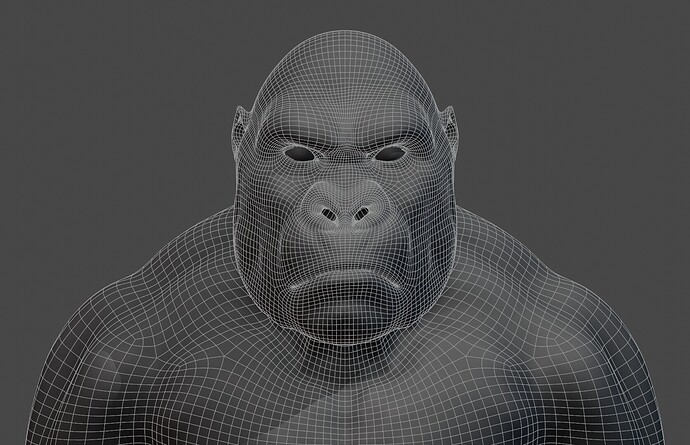 Kong wireframe