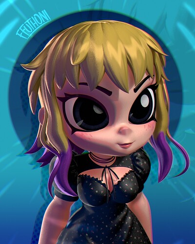 RamonaFlowers25_Dress-ColofulHair_2