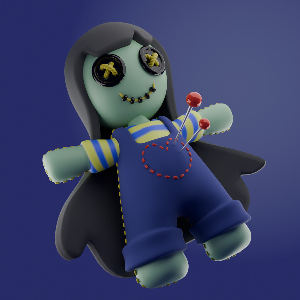 Lil' Voodoo Doll - Finished Projects - Blender Artists Community