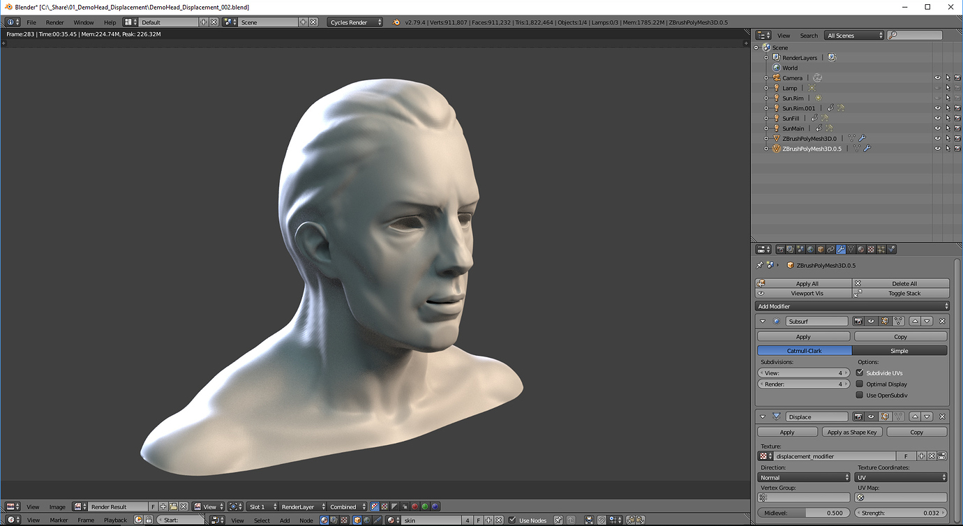 what can zbrush do that blender cant