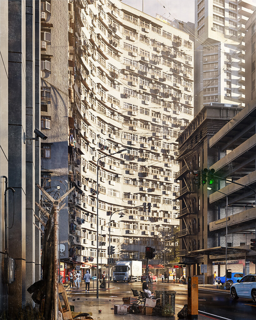 City Scene With Procedural Building - Finished Projects - Blender ...