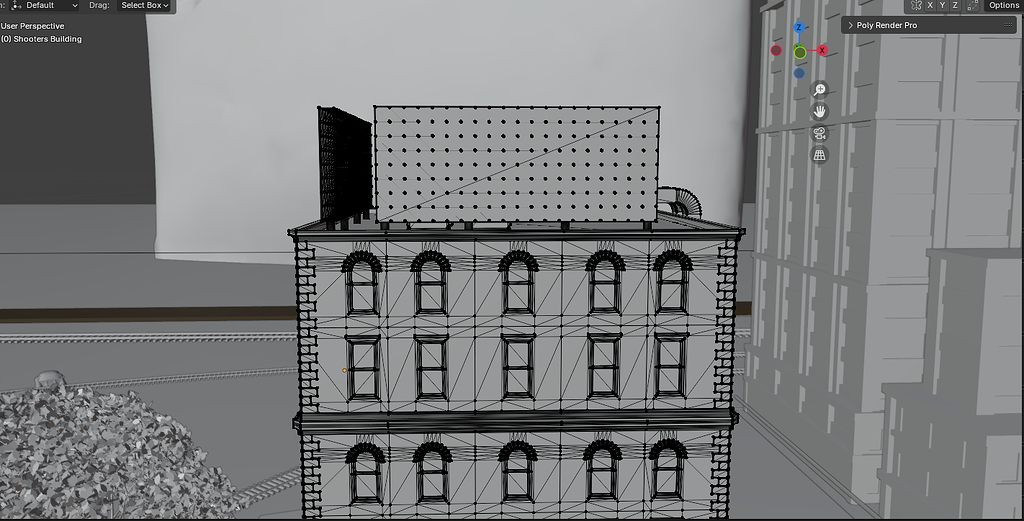 Is there a way to select half of the building only in Edit Mode ...