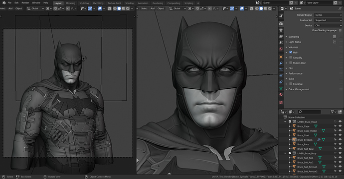 Bruce Wayne Blender Screenshot