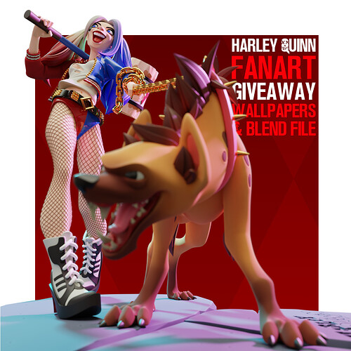 Keki, Harley Quinn, Giveaway