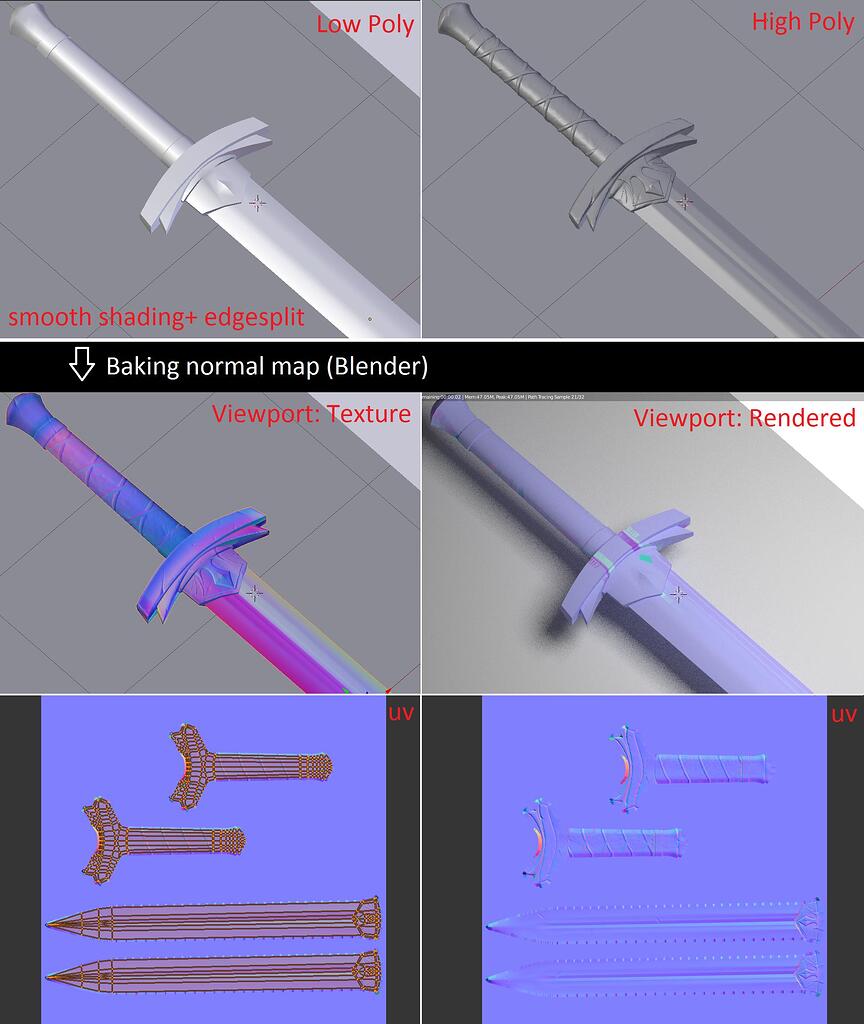 Baking normal map - problem - Materials and Textures - Blender Artists ...