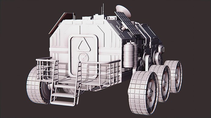 Mars Rover Matcap 5