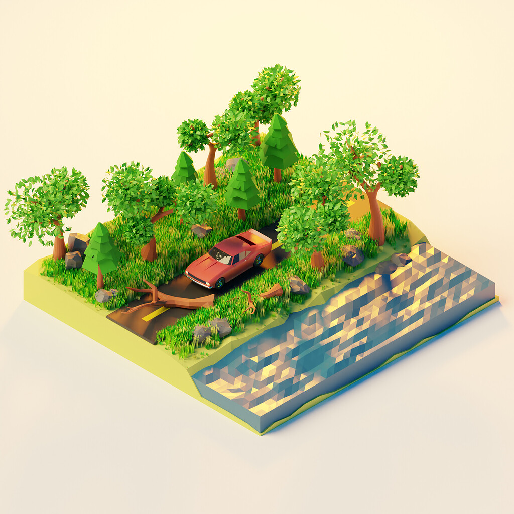 Road To . - Finished Projects - Blender Artists Community