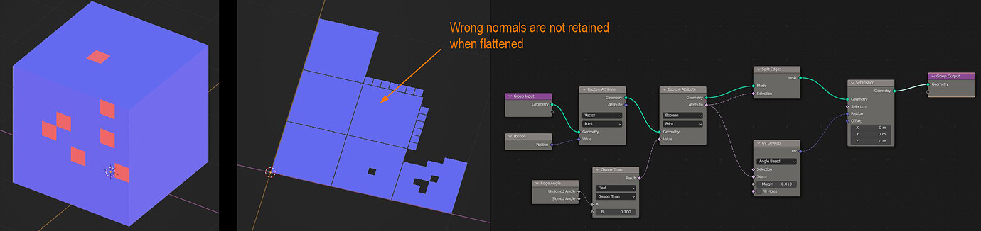 Geometry Nodes - Recalculate mesh normals - Modeling - Blender Artists ...