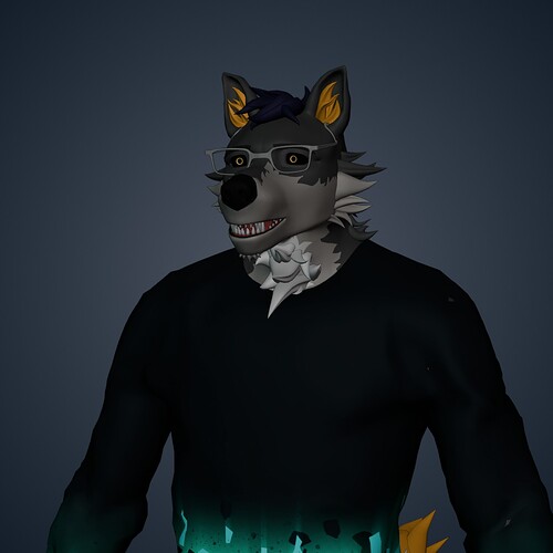 Anthro Wolf character model - Finished Projects - Blender Artists Community