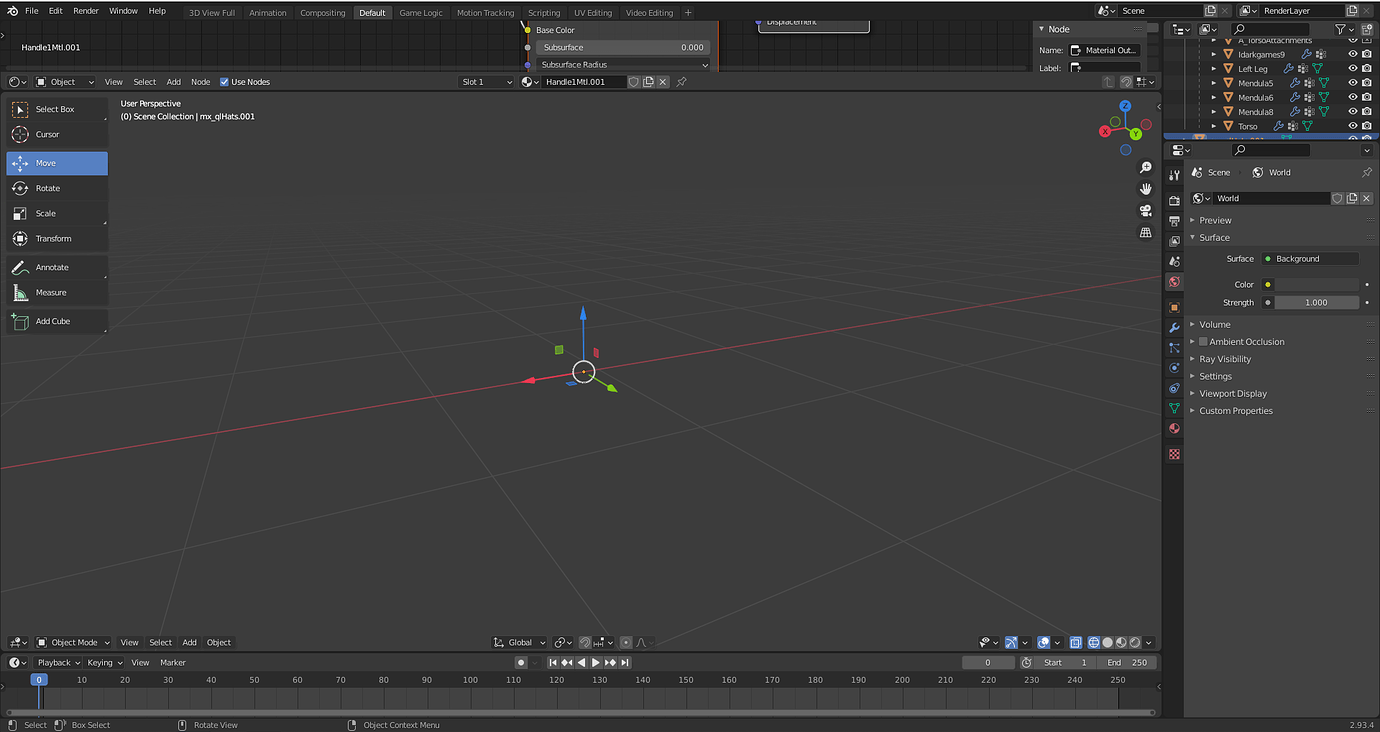 I Need Help With The MOVE TOOL Basics Interface Blender Artists Community