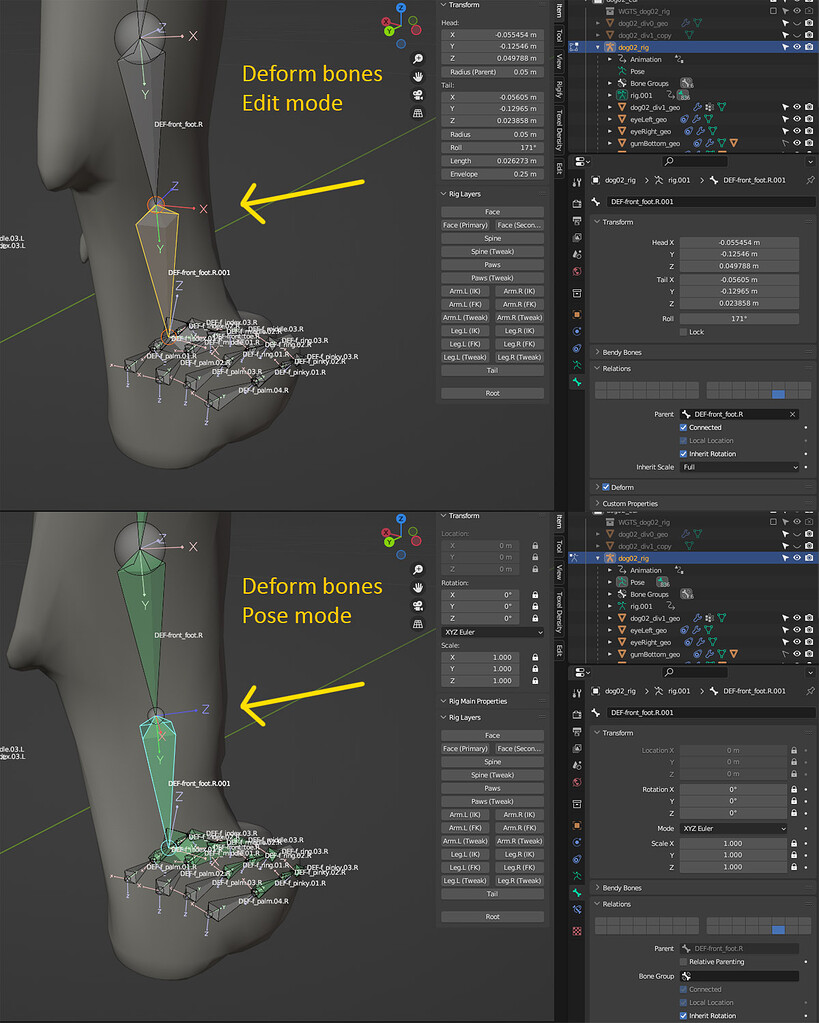 Rigify Random Bone Rotation In Posemode - Animation And Rigging ...