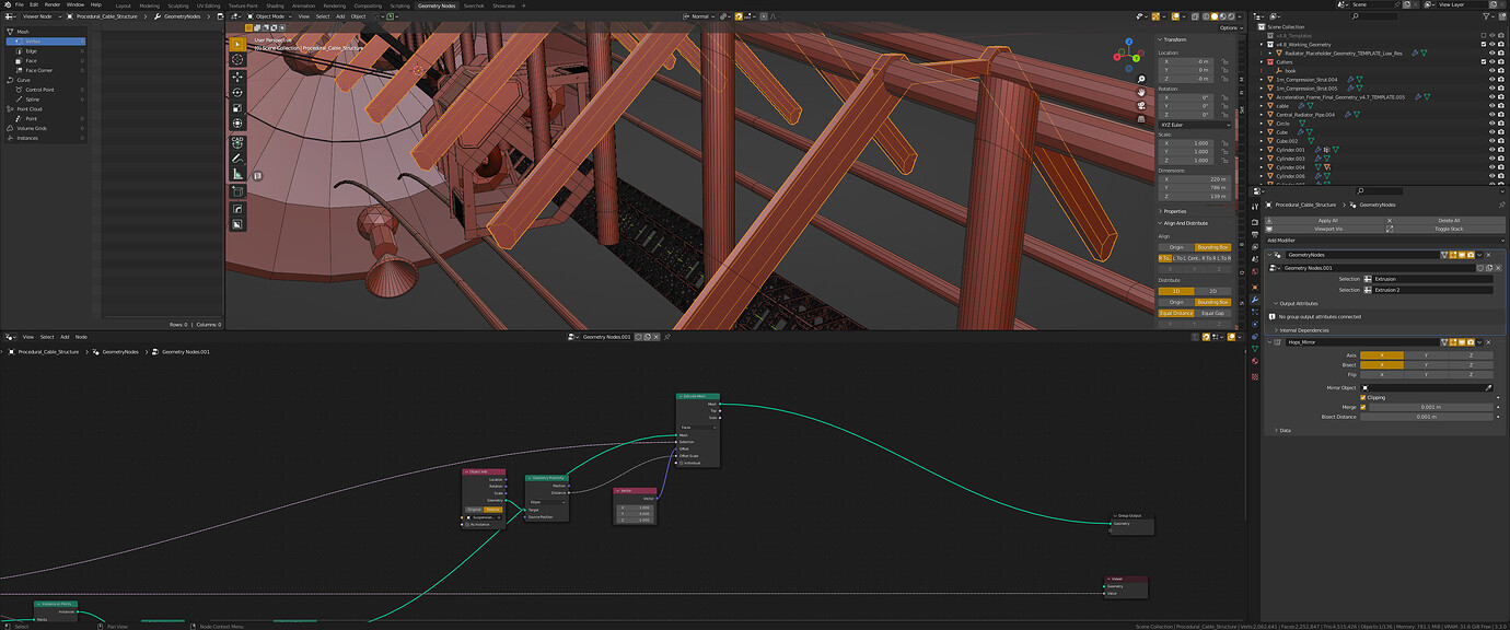 Geometry Nodes - Extrude Mesh Problem - Modeling - Blender Artists ...