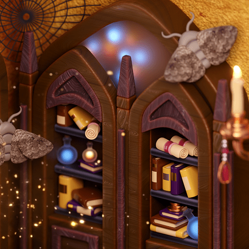 Wizard`s library_03