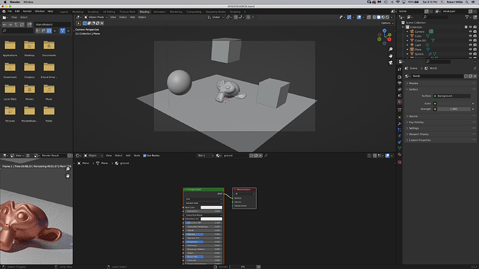 Render in Shader tab does not appear in the camera view but squeezed to ...