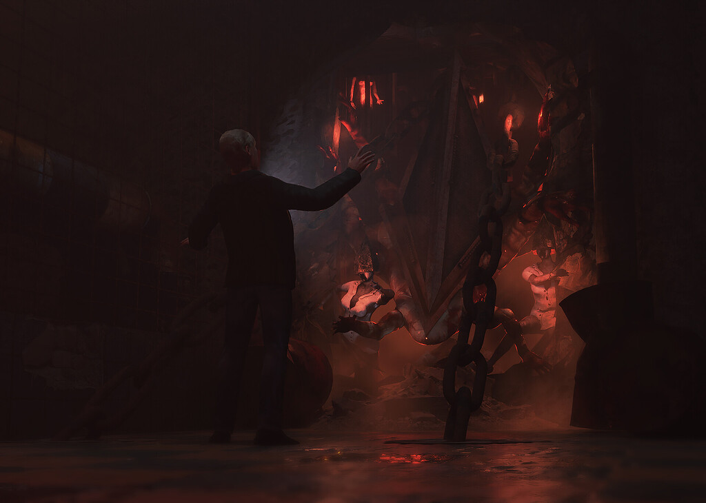 Spider pyramid head - silent hill fan art - Works in Progress - Blender ...