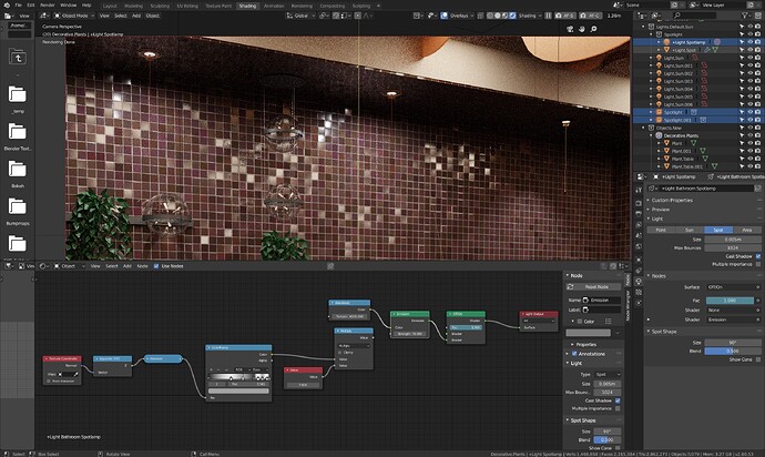 Why use Blender's 'lights' over just a mesh with emission? - Lighting ...