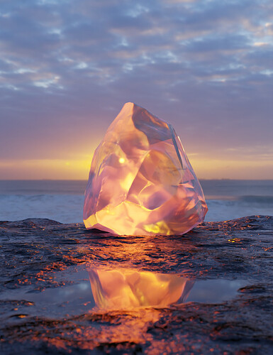 roca-cristal-en playa