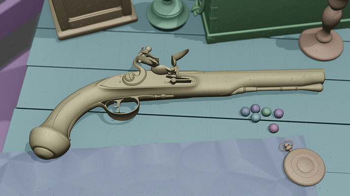 Flintlock bench viewport