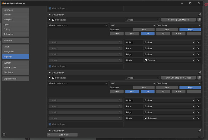 21 Add New Mode Intersect Shift Ctrol Rest Same