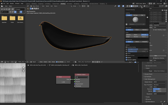 Color Attribute Bake Bake Material Value to Vertex Colors - Materials and Textures - Blender ...
